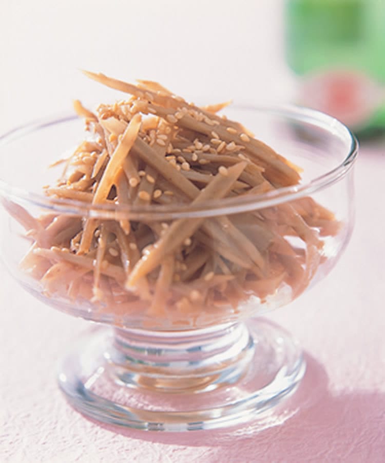 食谱:花生酱牛蒡