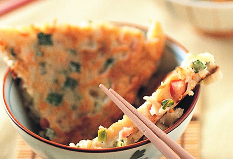 食谱:香肠韭菜饼