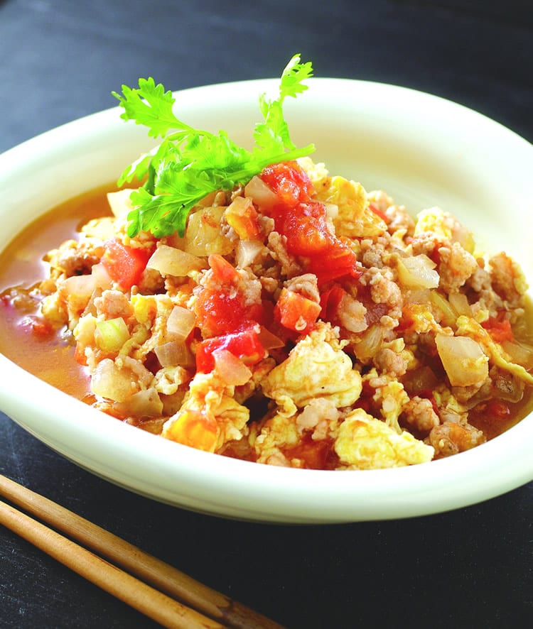 食谱:蕃茄蛋肉酱