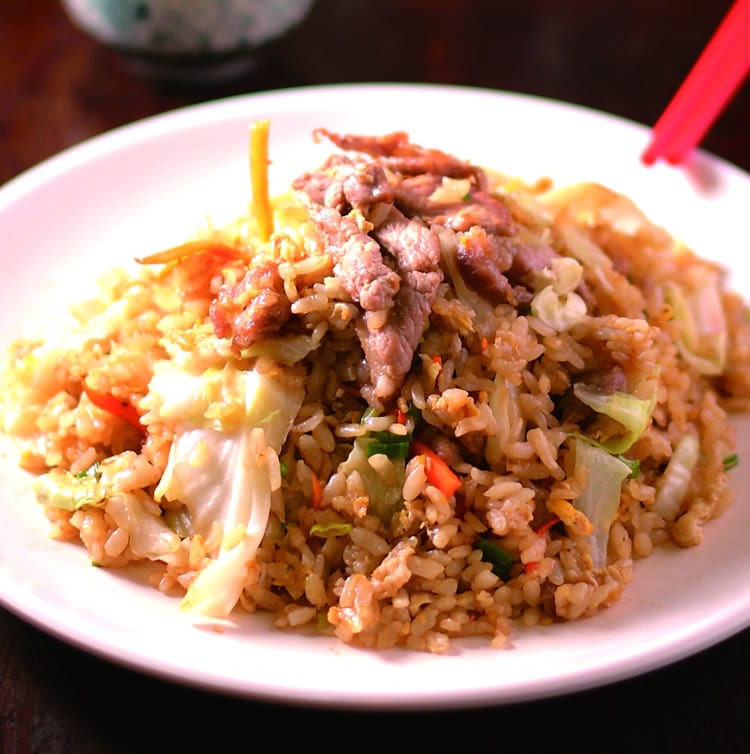 食谱:肉丝蛋炒饭(2)