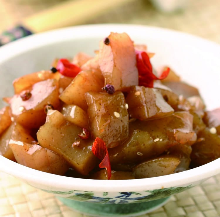 食谱:辣香蒟蒻丁