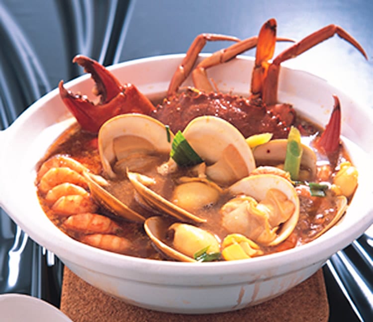 食谱:咖哩海鲜锅