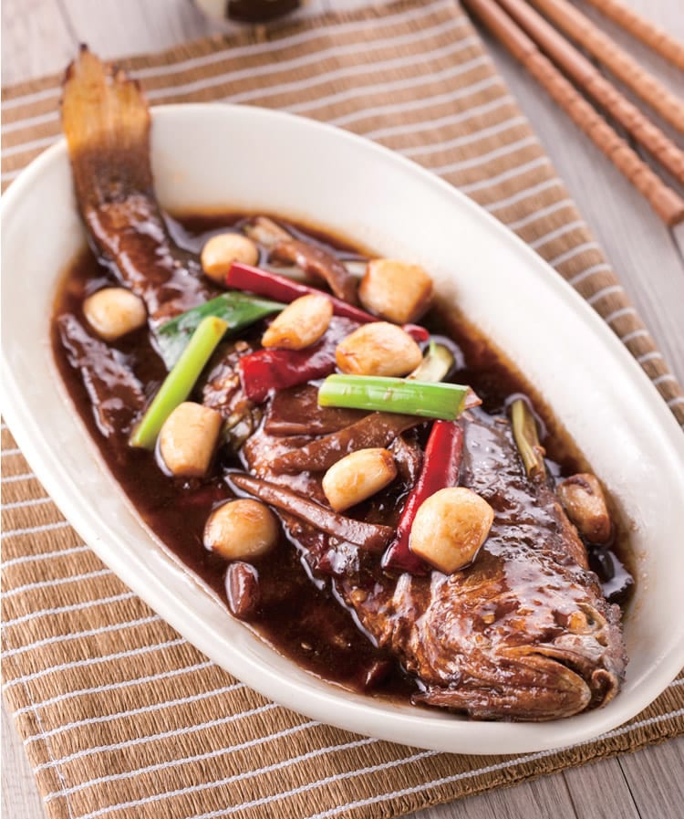食谱:蒜烧黄鱼