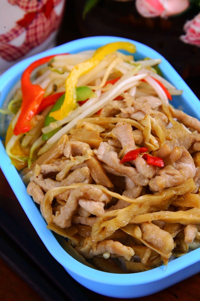 笋干炒肉丝