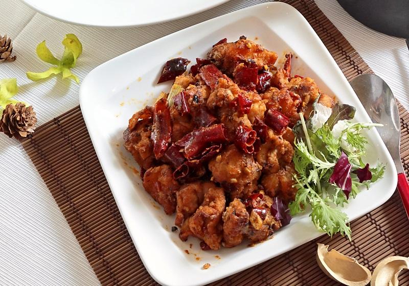 胡麻辣子鸡丁