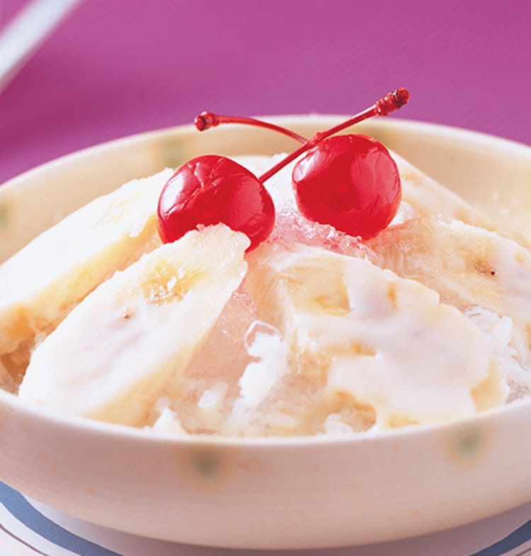 食谱:香蕉牛奶冰