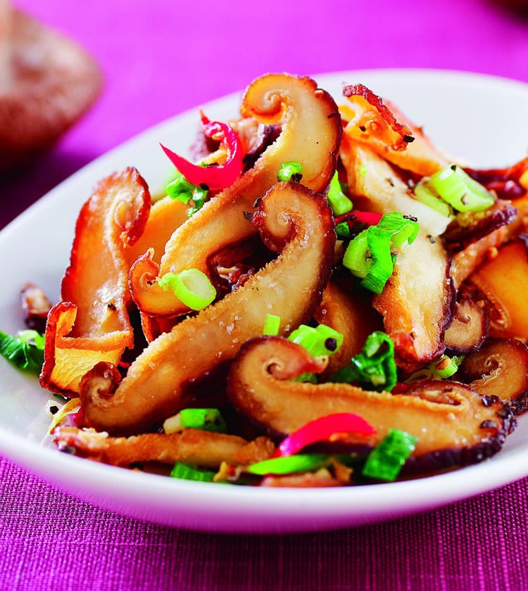 食谱:鲜菇蒜味椒盐片