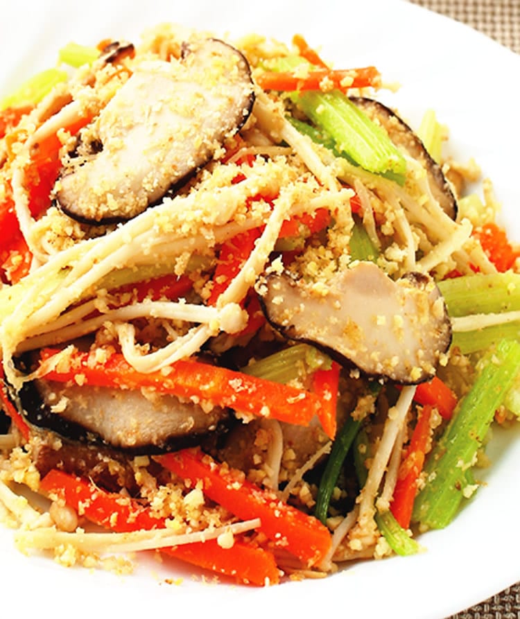 食谱:素炒豆渣(1)