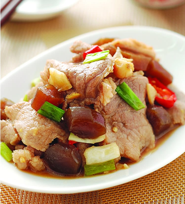 食谱:脆瓜肉片
