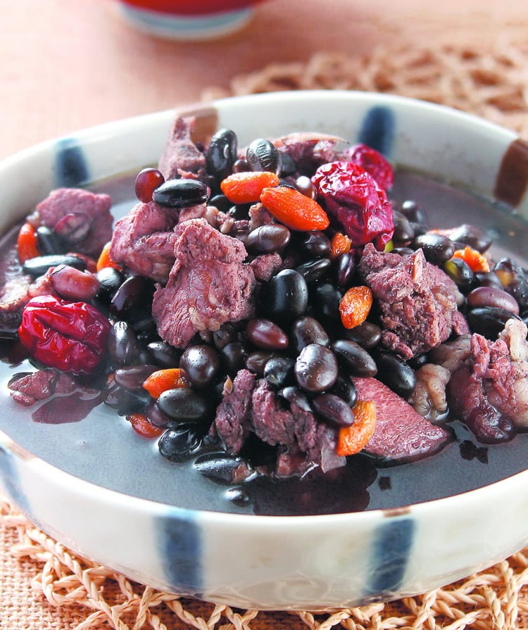 食谱:黑豆炖排骨