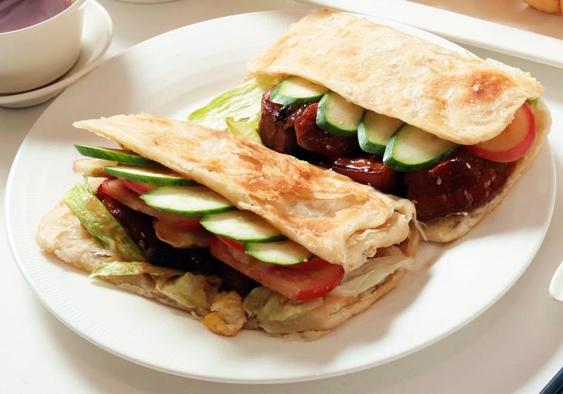 烧饼三明治