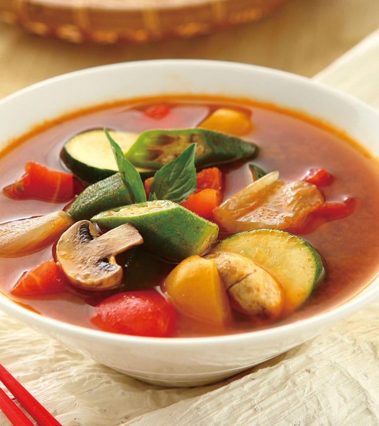 食谱:泰式酸辣蔬菜汤