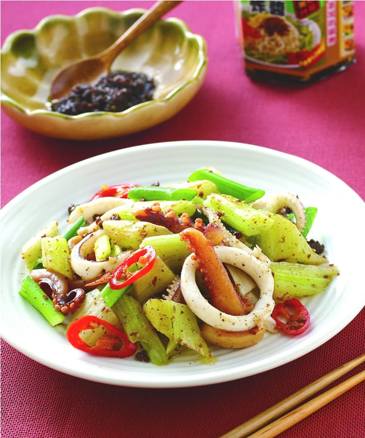 食谱:香椿西芹双鲜