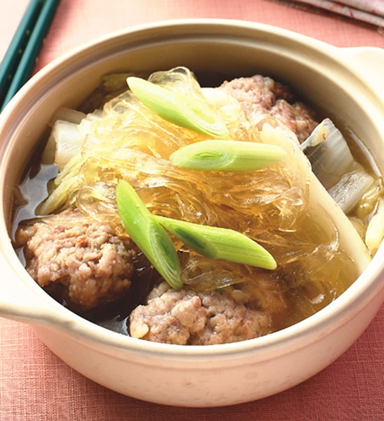食谱:狮子头粉丝煲