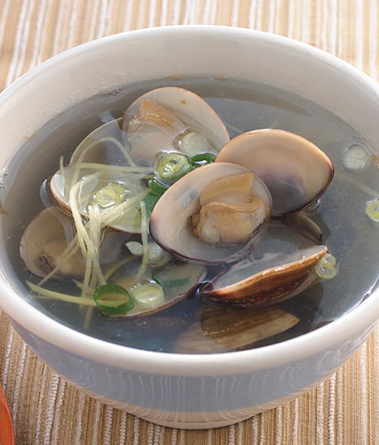 食谱:姜丝蛤蜊汤