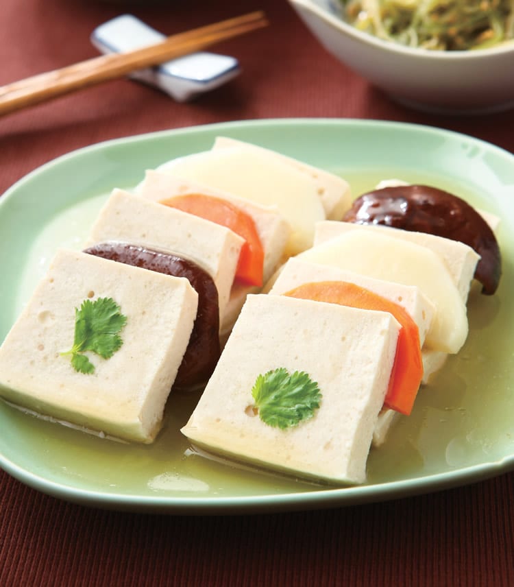 食谱:蒸三色豆腐