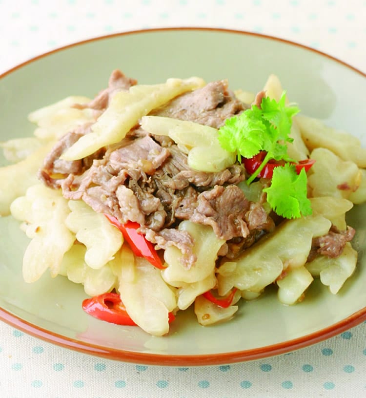 食谱:苦瓜羊肉片