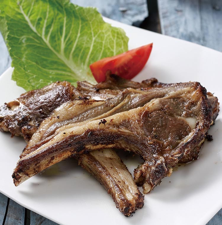 食谱:蒜香煎羊排