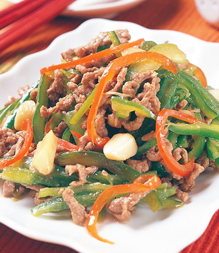 食谱:青椒牛肉丝(1)