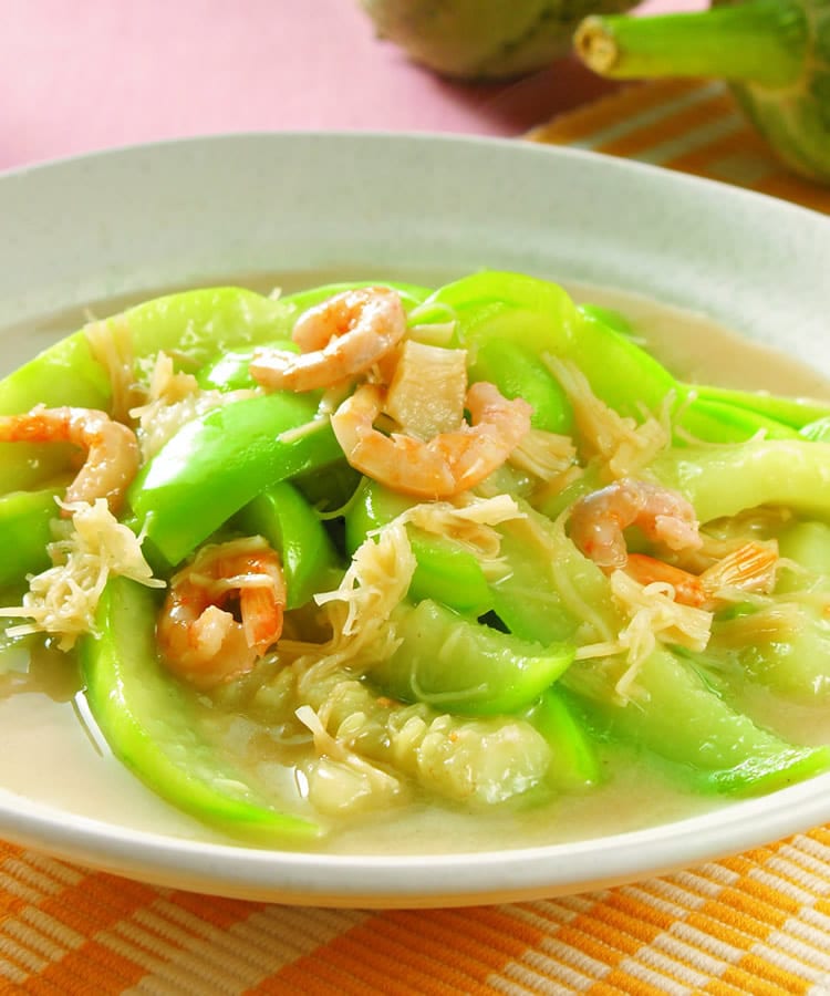 食谱:丝瓜干贝