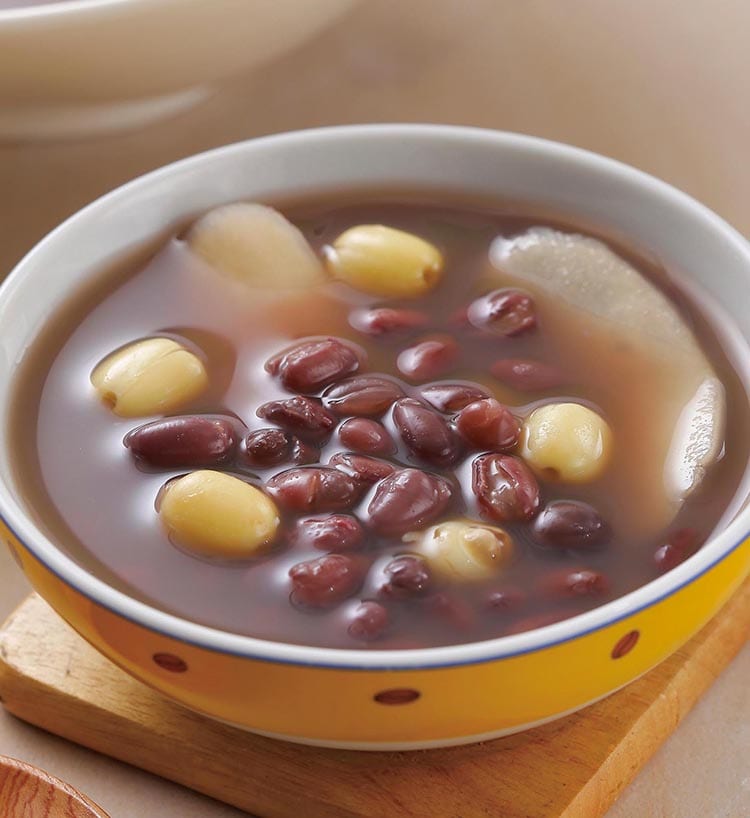 食谱:淮山莲子红豆汤