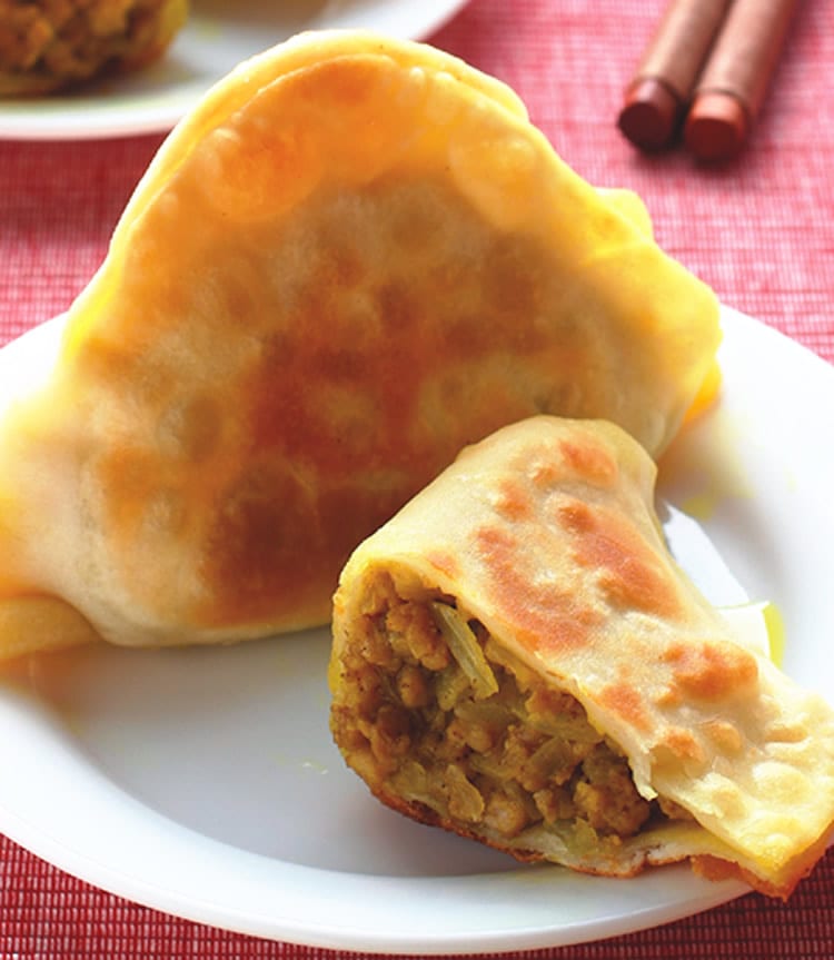 食谱:咖哩韭菜盒