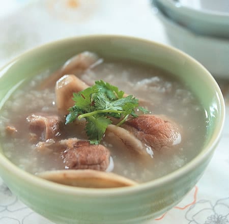 食谱:消肿牛蒡粥