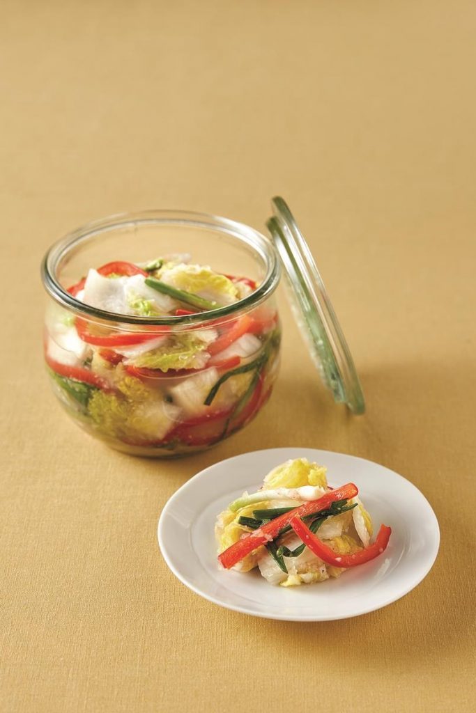 韩式甜椒白泡菜