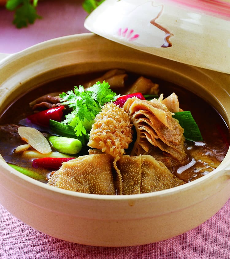 食谱:沙茶牛杂锅