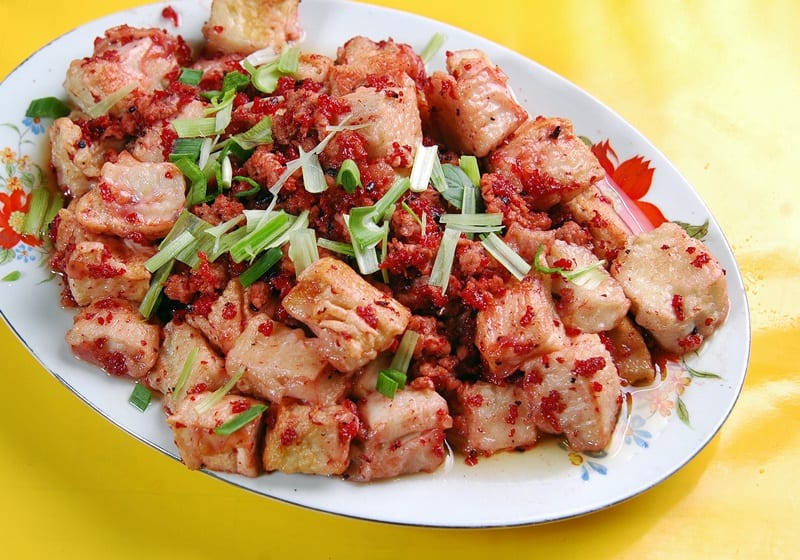 红糟炸豆腐