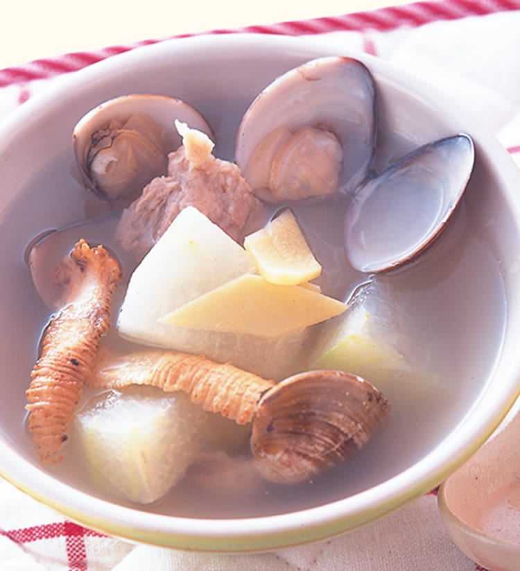 食谱:蛤蜊冬瓜排骨汤