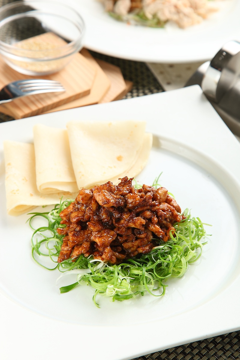 甜酱鸡丝饼