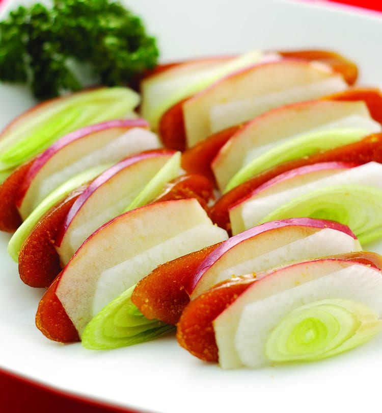 食谱:苹果乌鱼子(1)