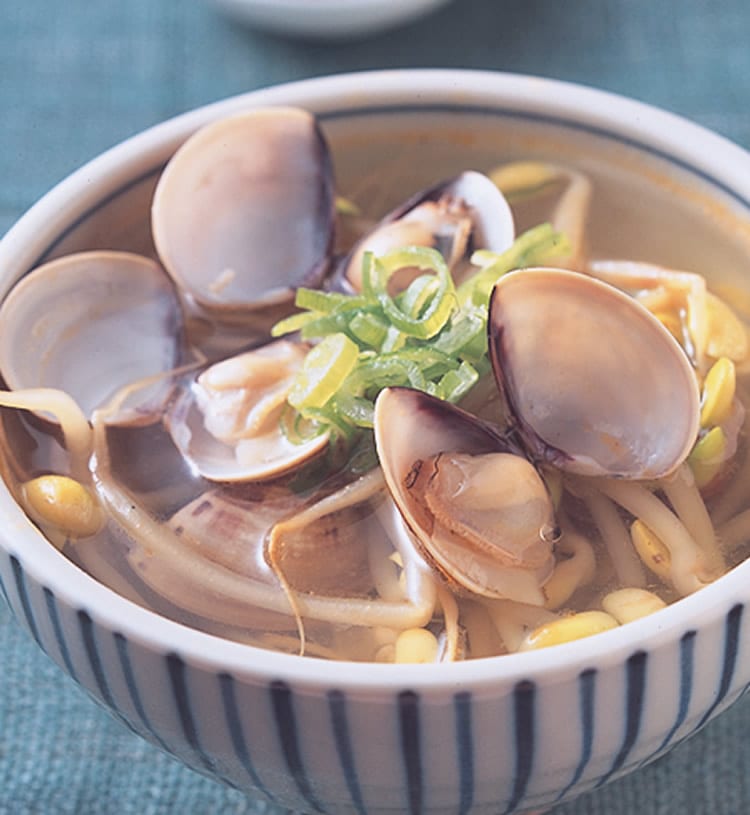 食谱:豆芽蛤蜊汤
