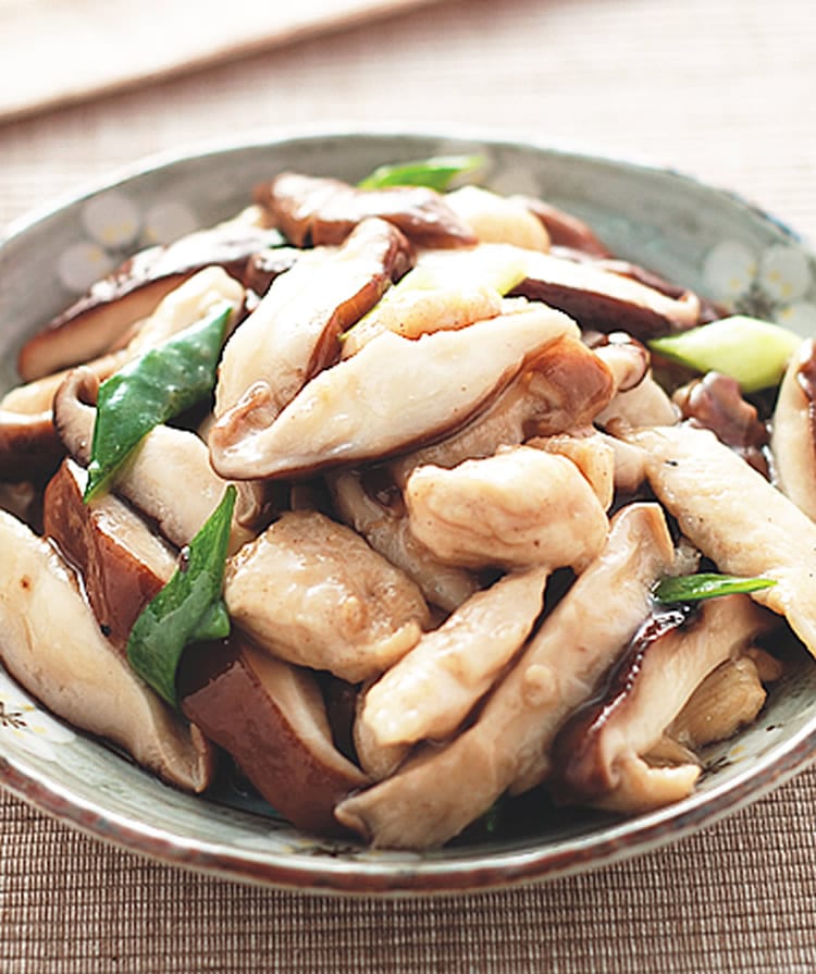 食谱:香菇炒鸡柳