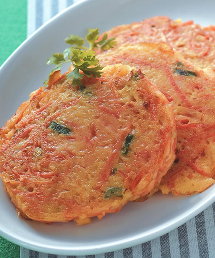 食谱:红萝卜煎饼(1)