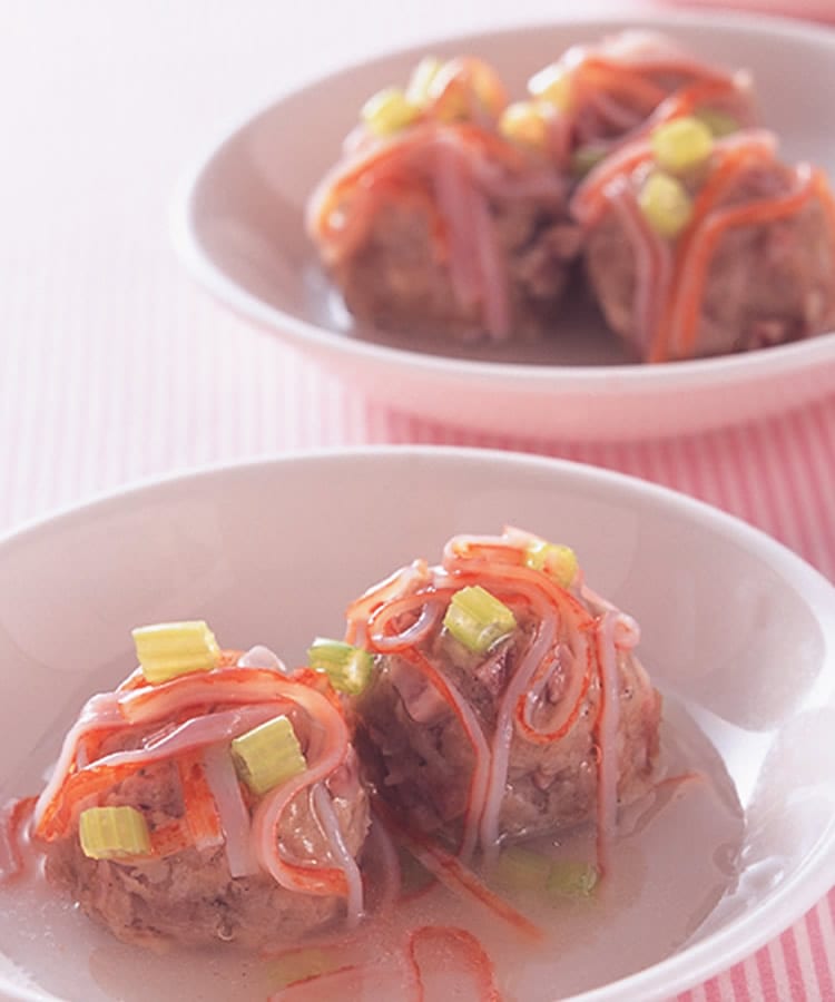 食谱:芋丁蒸肉丸子