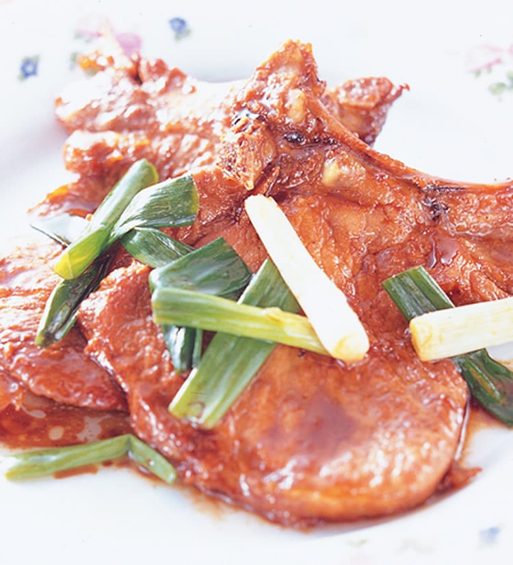 食谱:葱烧排骨(1)