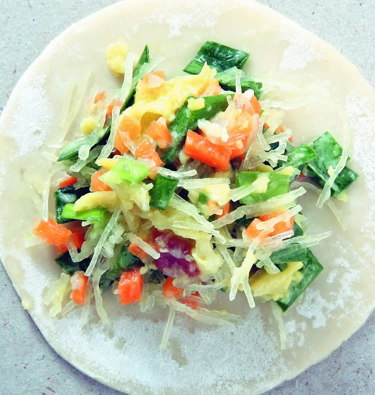 食谱:蔬香饺馅