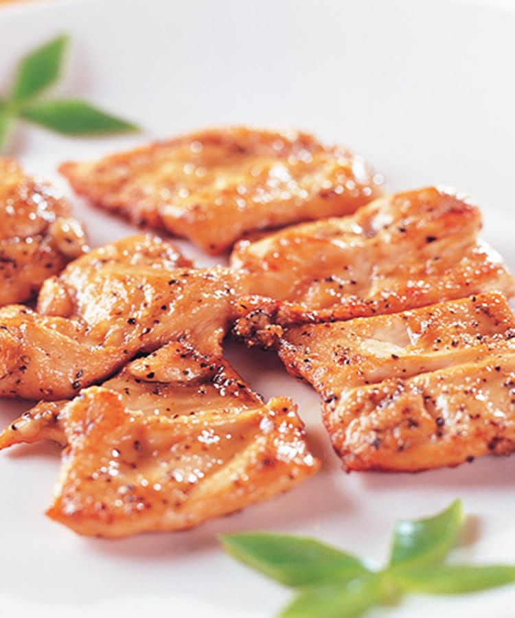 食谱:煎黑胡椒鸡脯