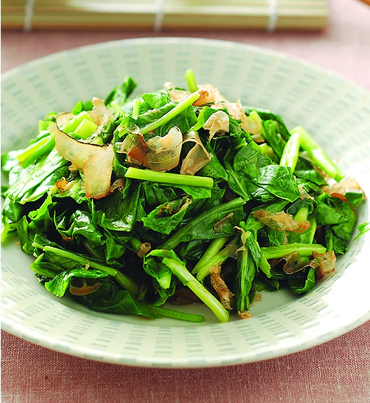 食谱:柴香芥蓝菜
