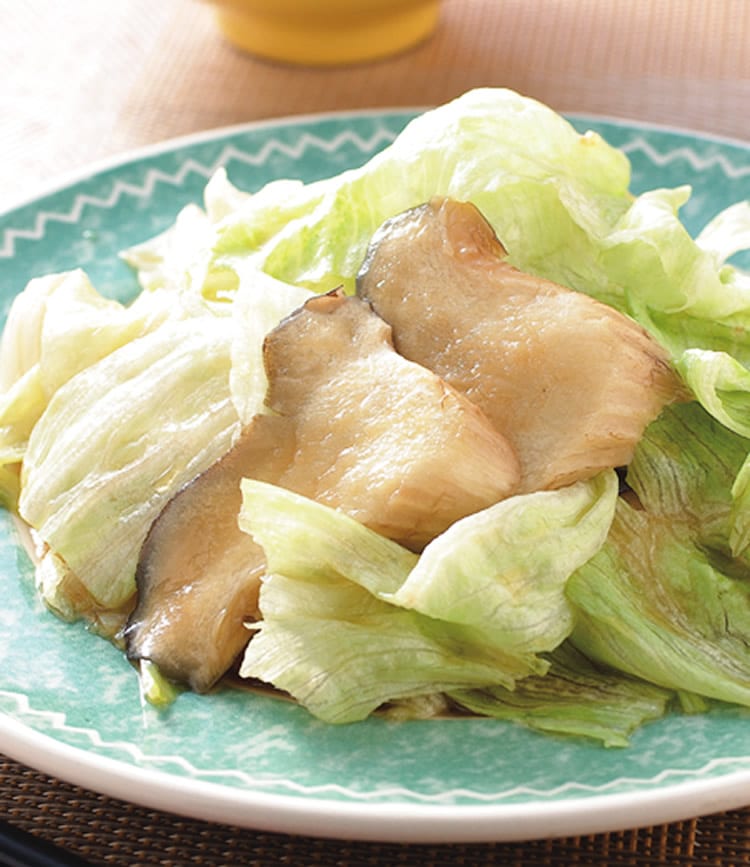 食谱:鲍鱼菇蠔油炒美生菜