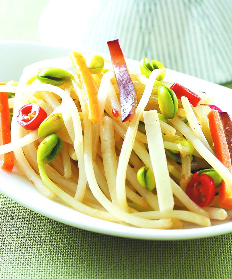 食谱:酸辣炒三丝