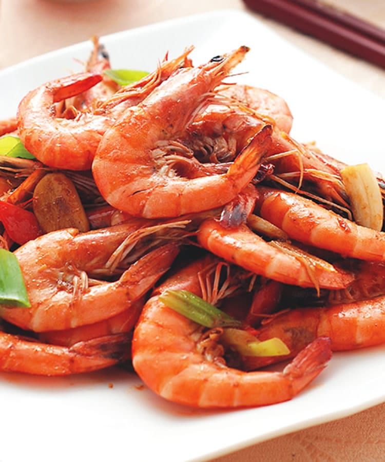 食谱:热炒大虾