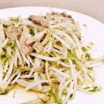 豆芽炒肉丝