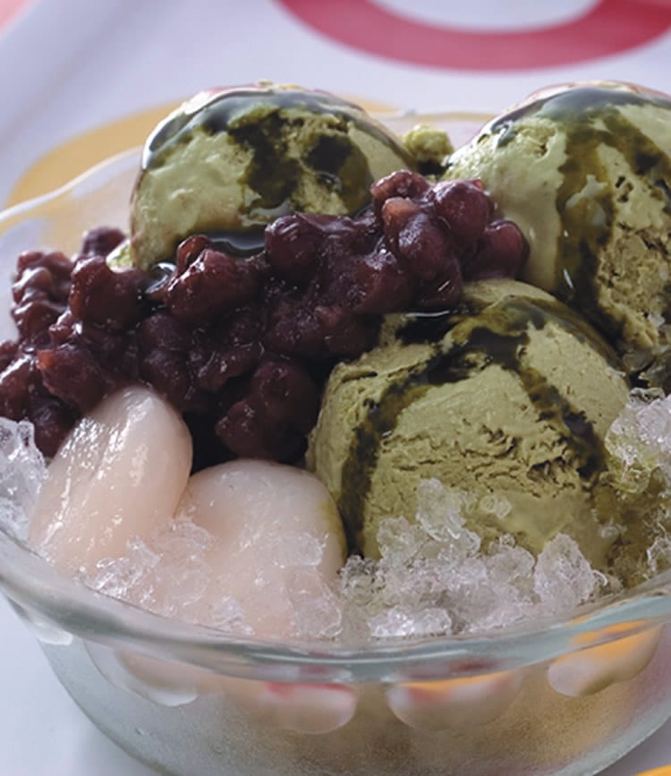 食谱:宇治金时冰淇淋(1)