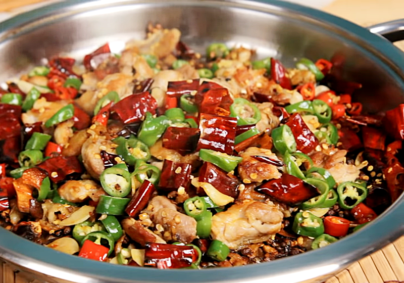 椒麻辣鸡块(影音)