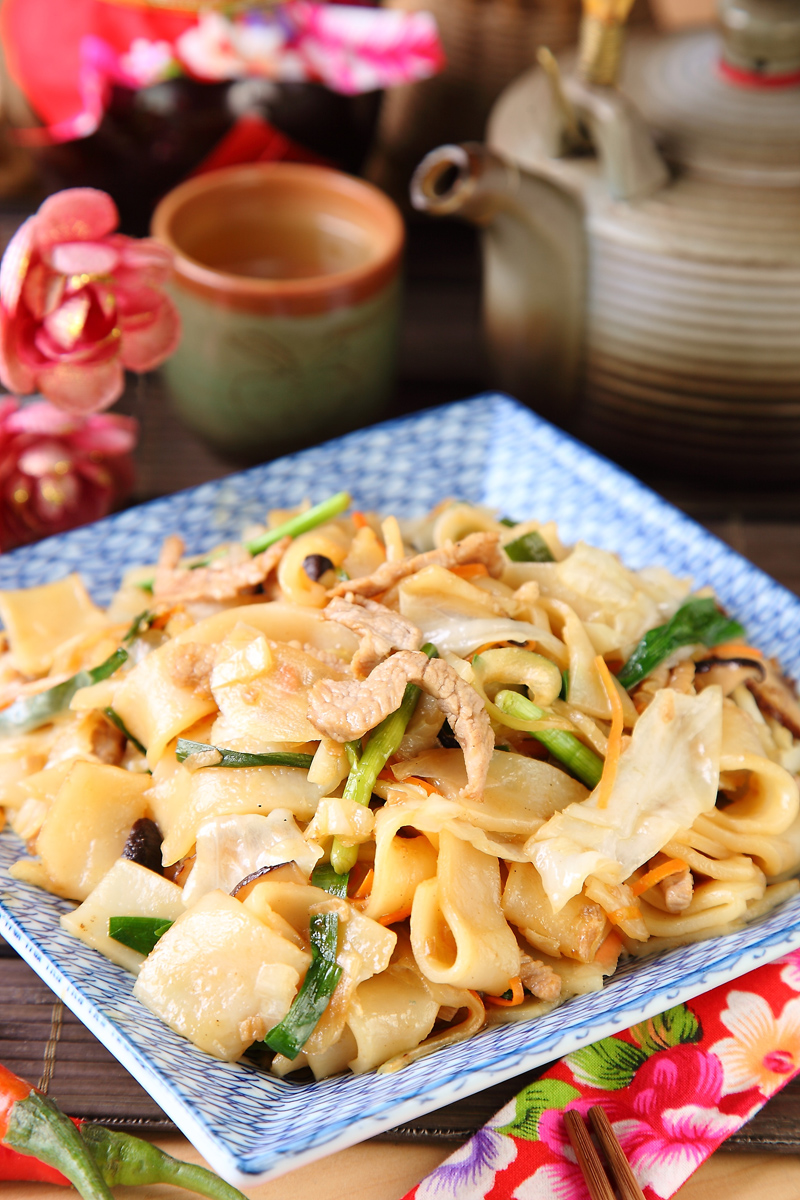 福菜炒粄条