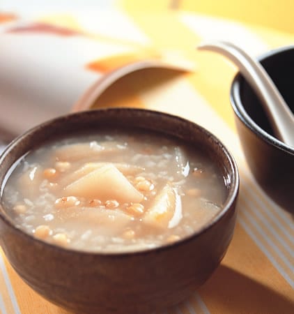 食谱:止咳川贝水梨粥