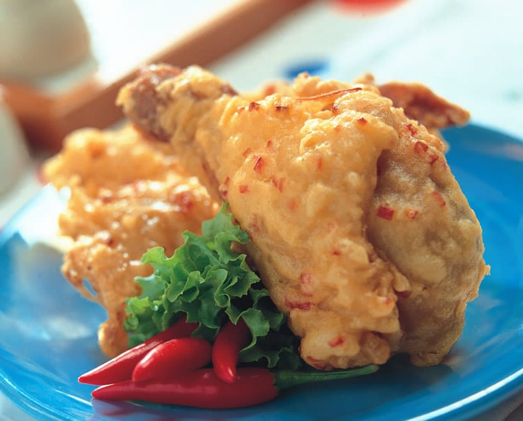 食谱:脆皮辣味炸鸡
